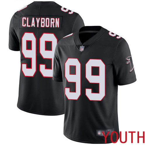 Atlanta Falcons Limited Black Youth Adrian Clayborn Alternate Jersey NFL Football #99 Vapor Untouchable